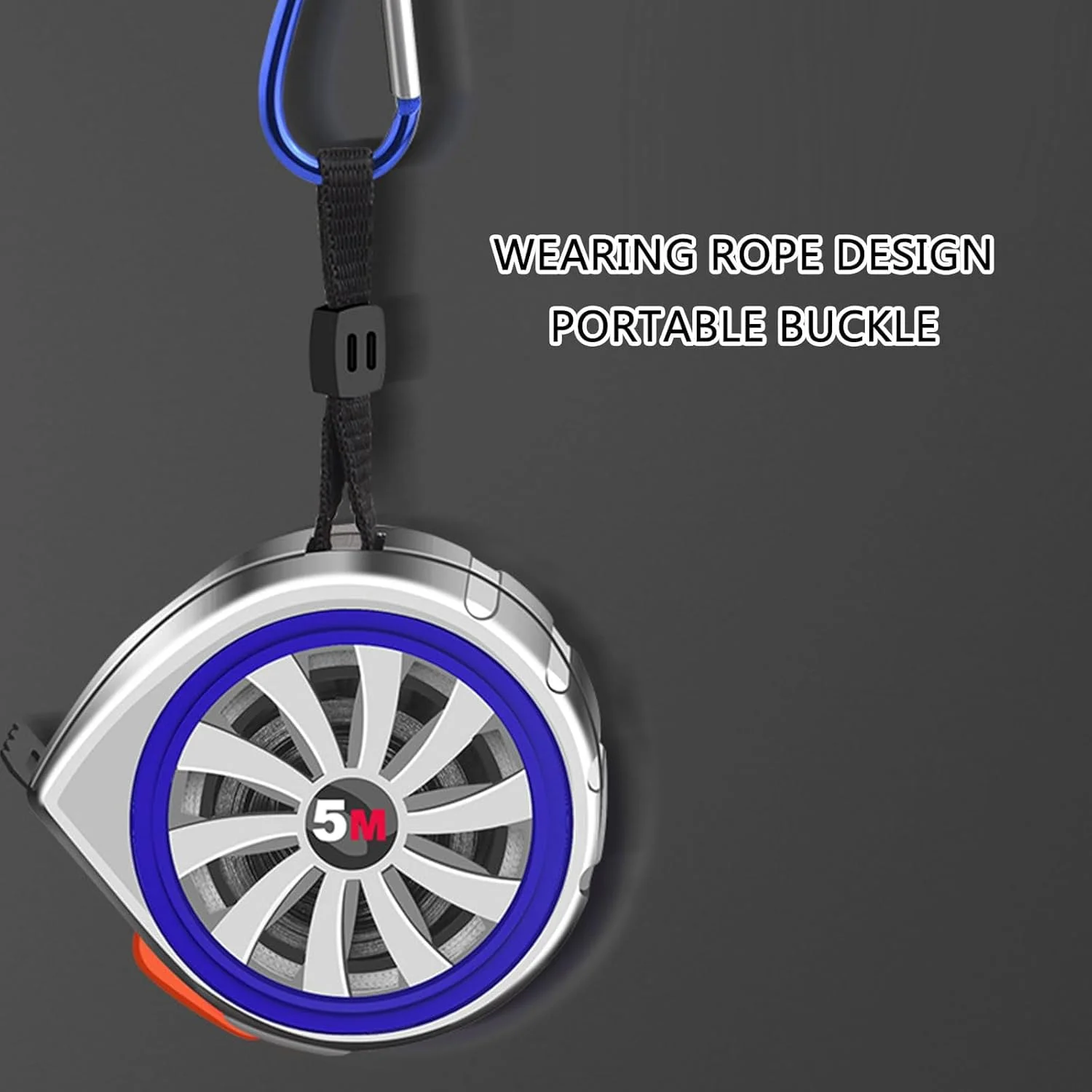 متر نواری جمع شونده استیل ضد زنگ با مقیاس متریک، مقاوم در برابر سایش و افتادن متر نواری جمع شونده استیل ضد زنگ با مقیاس متریک، مقاوم در برابر سایش و افتادن