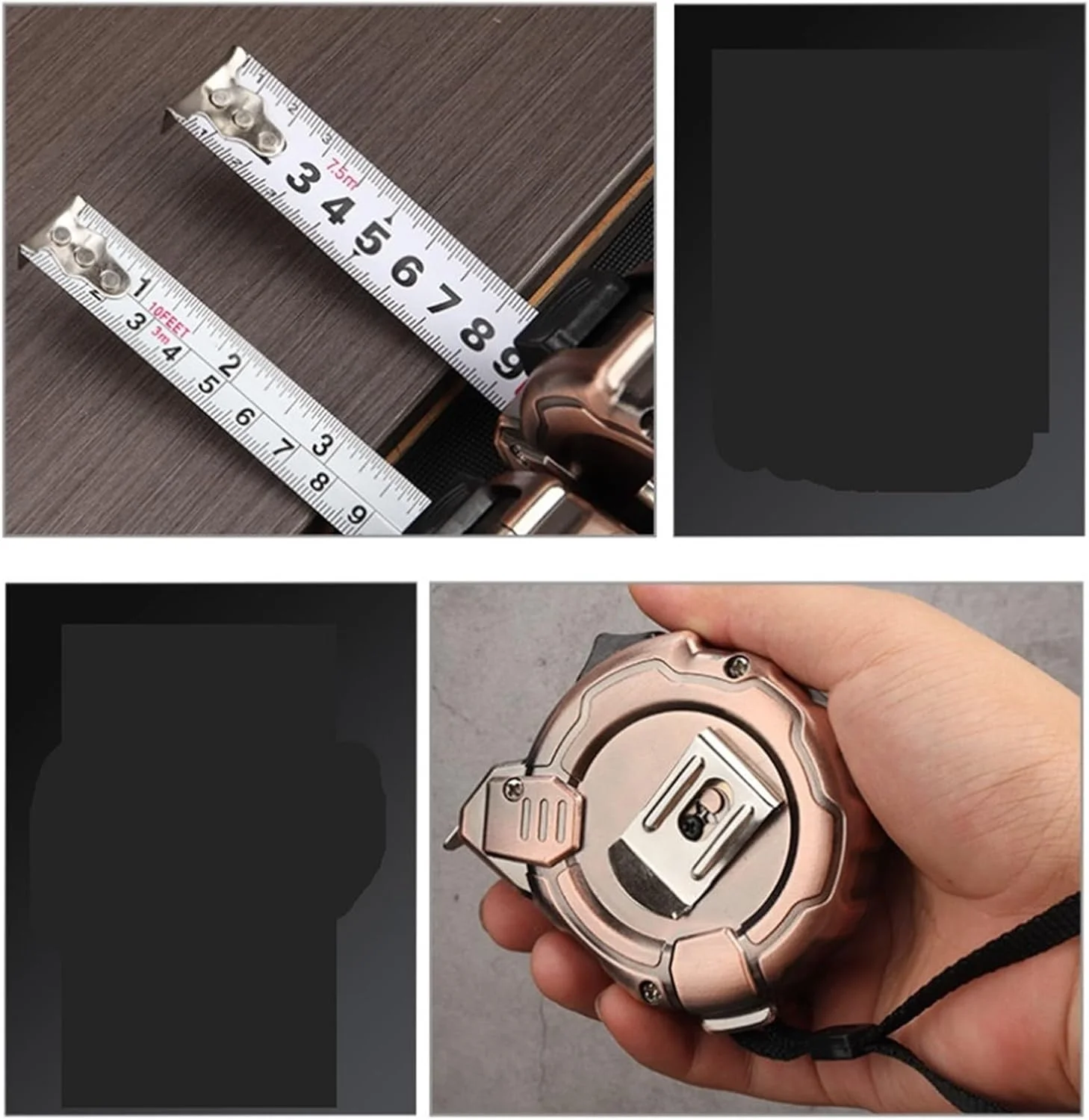 متر نواری، متر نواری قابل حمل، متر نواری فولادی، مقاوم در برابر افتادن، ضد آب، ابزار اندازه گیری فاصله