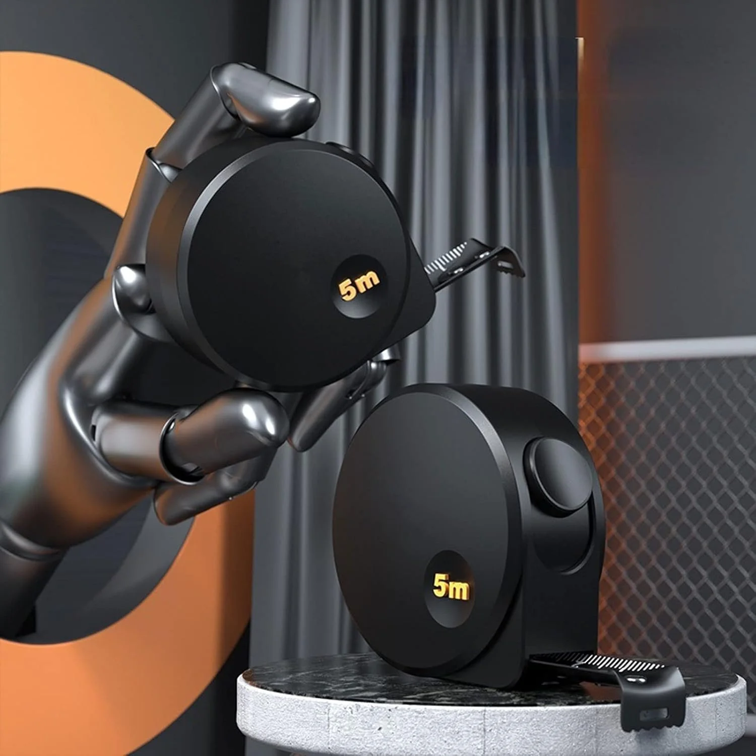 متر نواری دستی با دقت بالا مناسب برای کارهای خانگی، نجاری، لوله کشی، متر فولادی ضخیم شده با قفل خودکار متر نواری دستی با دقت بالا مناسب برای کارهای خانگی، نجاری، لوله کشی، متر فولادی ضخیم شده با قفل خودکار