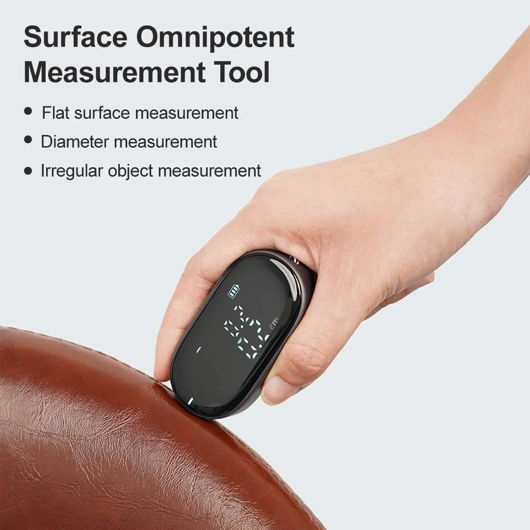متر نواری دیجیتال ATuMan، ابزار اندازه گیری هوشمند و آسان شارژی 100 متری برای اشکال پیچیده و نامنظم، بدن، قطر با LCD بزرگ