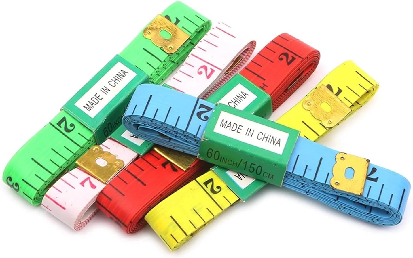 متر خیاطی 50 عددی 150 سانتی متری، خط کش نرم، متر اندازه گیری بدن، خط کش انعطاف پذیر