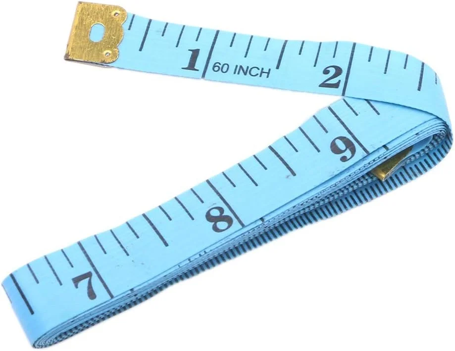 متر خیاطی 50 عددی 150 سانتی متری، خط کش نرم، متر اندازه گیری بدن، خط کش انعطاف پذیر