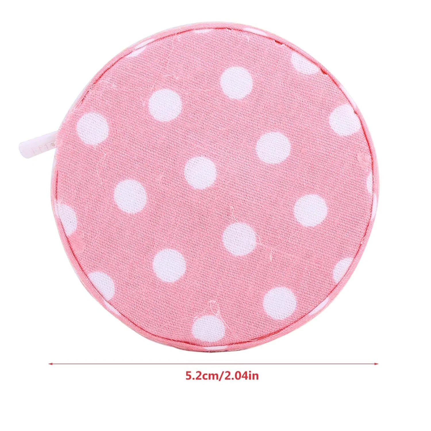 متر نواری جمع شونده 150 سانتی متری / 60 اینچی، متر نواری نرم بدنه، متر خیاطی دو مقیاسی برای پارچه بافی (پایه گل رز خال سفید)