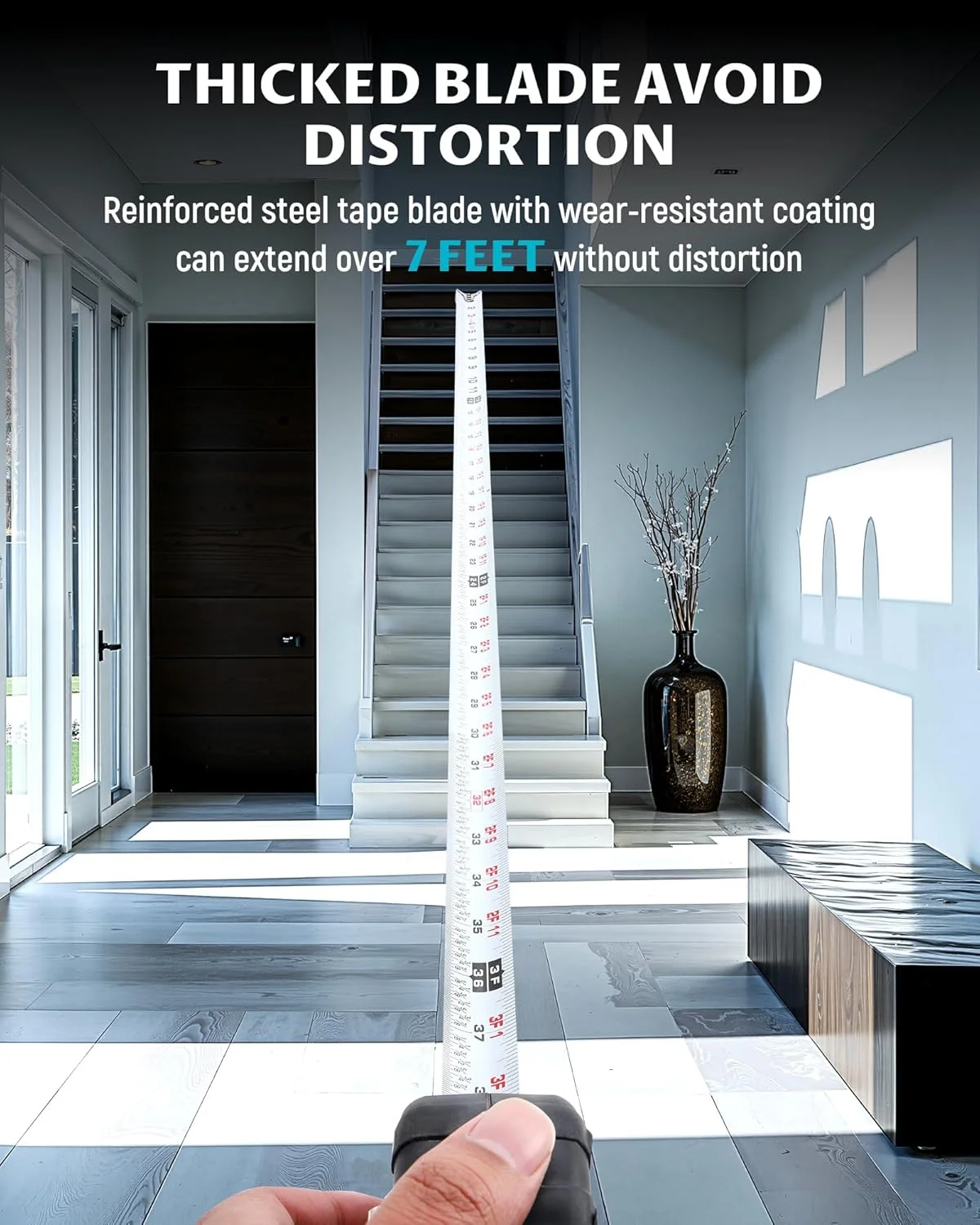 مجموعه 4 عددی متر نواری صورتی Lichamp، مجموعه متر نواری شامل متر نواری نرم، 3 متر در 1.5 سانتی متر، 4.8 متر در 1.9 سانتی متر، 7.6 متر در 2.5 سانتی متر، 04MXPK