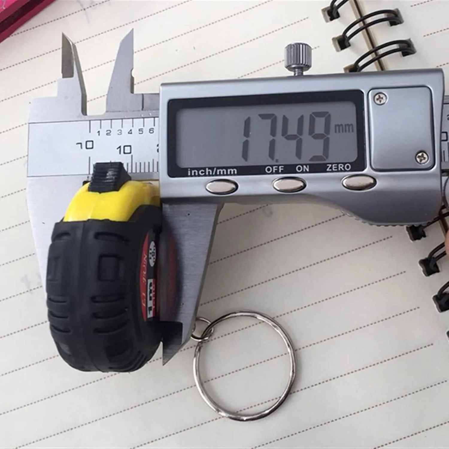 متر نواری مینی، متر نواری برقی جاکلیدی، متر کشویی جهانی، متر نواری متریک، ابزار خیاطی جمع شونده (Hortel)