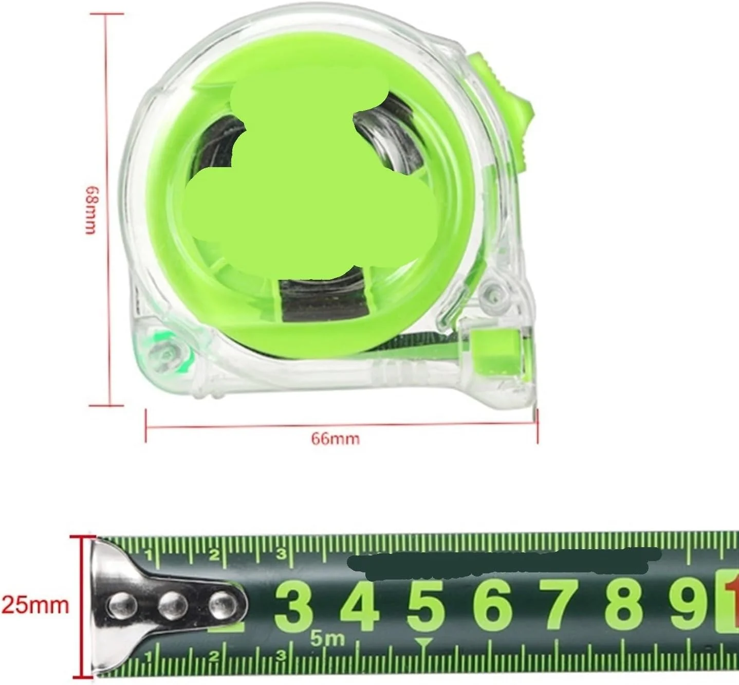 متر نواری خود قفل شونده فولادی فلورسنت با دقت بالا و ضخیم