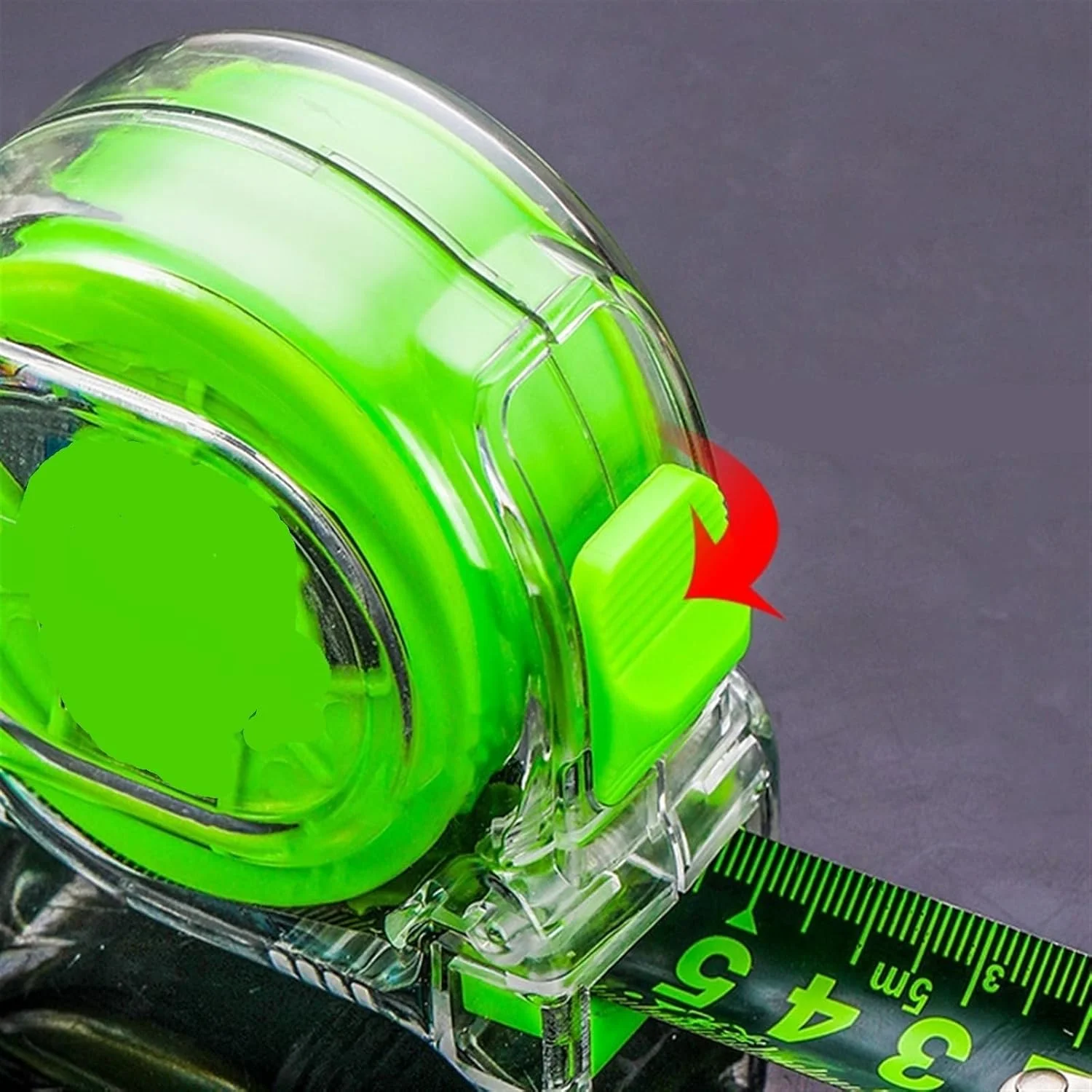 متر نواری خود قفل شونده فولادی فلورسنت با دقت بالا و ضخیم