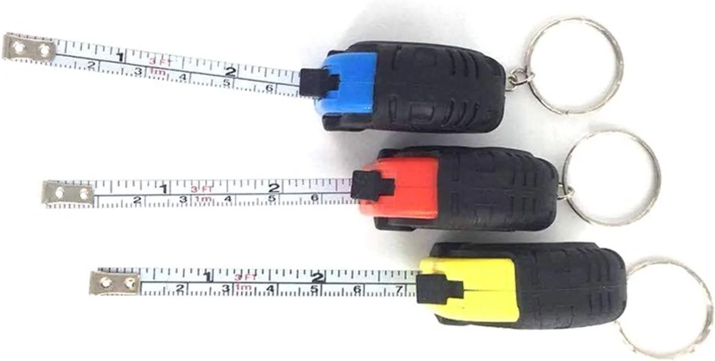 متر نواری مینی، متر نواری برقی جاکلیدی، متر کشویی جهانی، متر نواری متریک، ابزار خیاطی جمع شونده (Hortel)