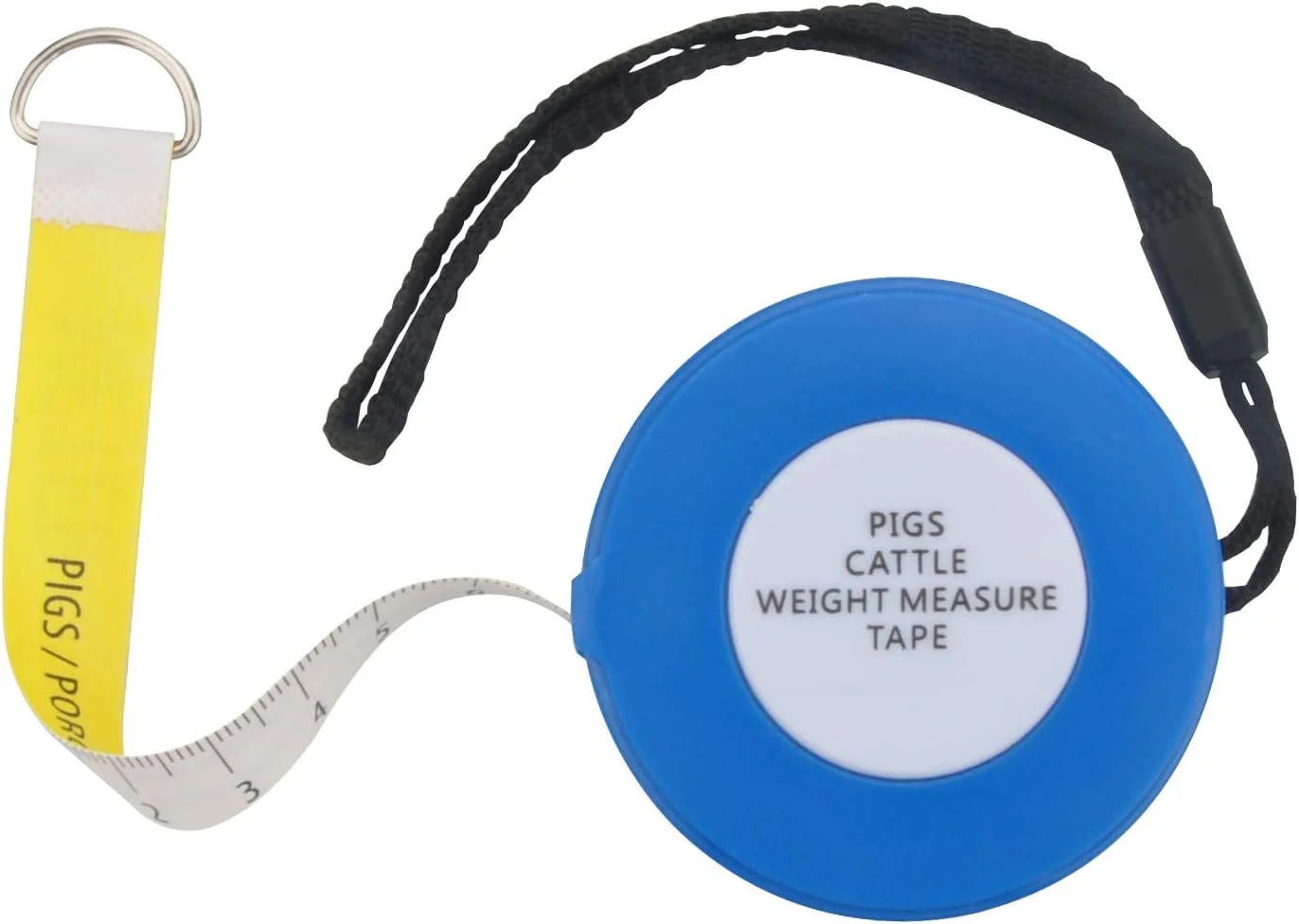 نوار اندازه گیری وزن و قد دام حرفه ای (آبی)