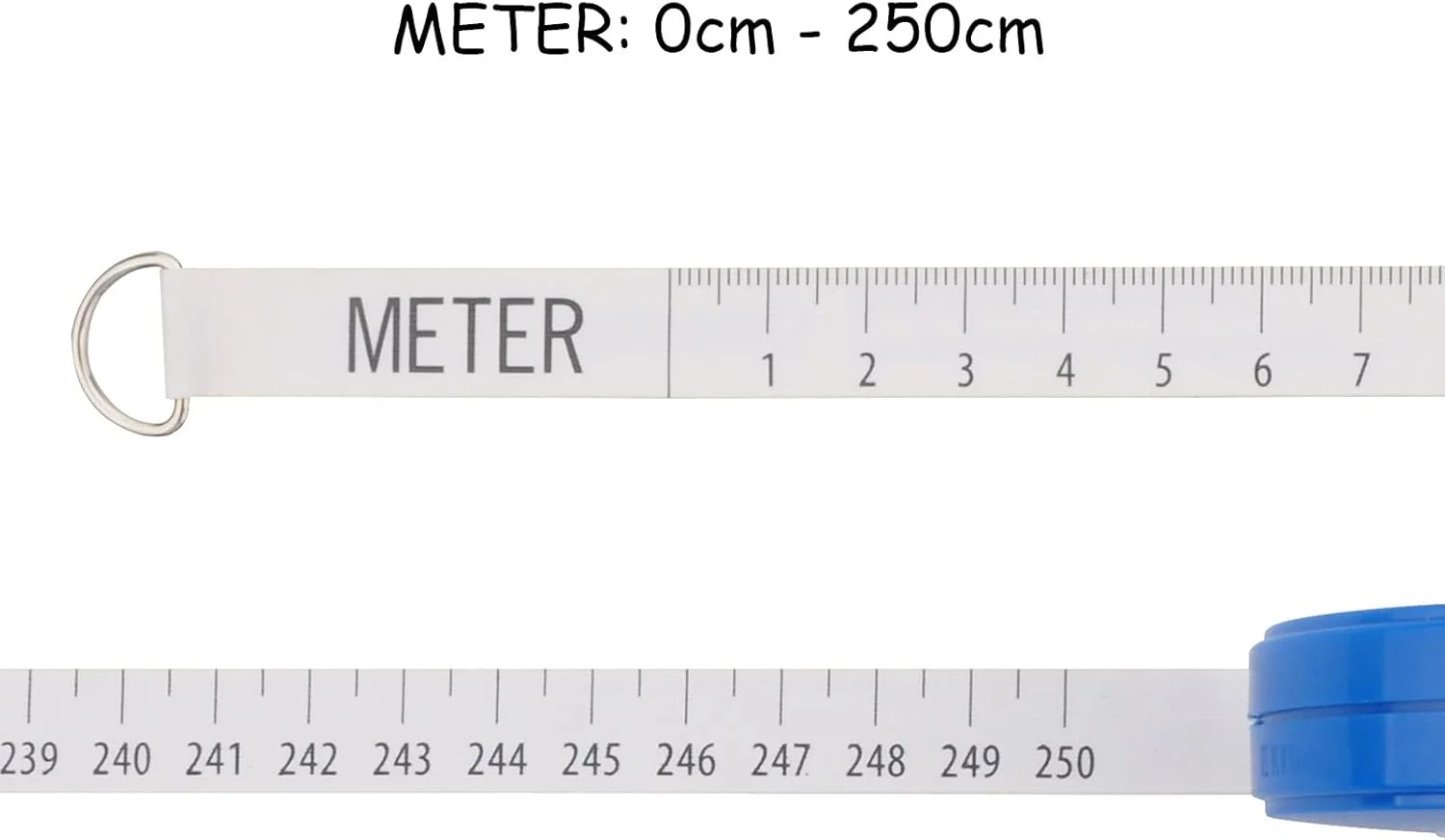 نوار اندازه گیری وزن و قد دام حرفه ای (آبی)
