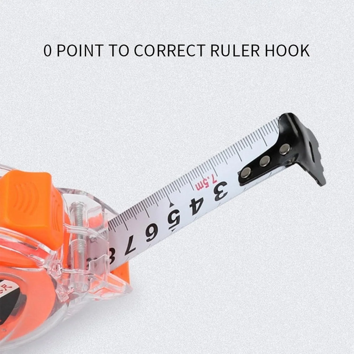 متر نواری جعبه فولادی ضد زنگ ضد آب پنج متری ابزار اندازه گیری نجاری