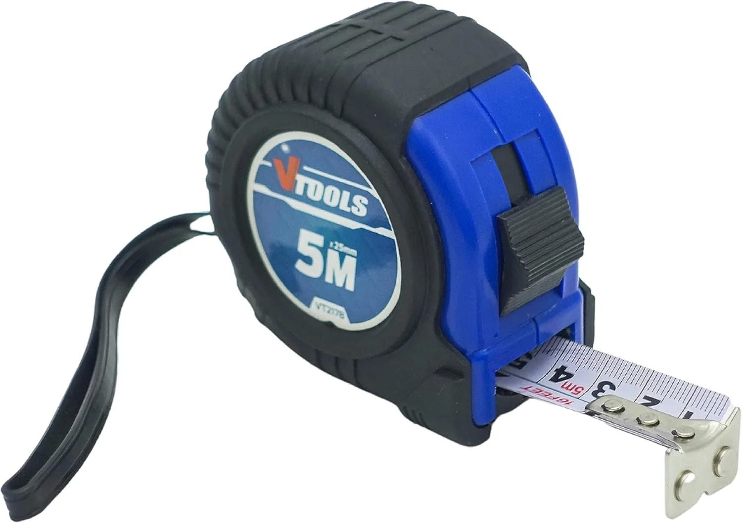 متر نواری 5 متری VTOOLS، ضخامت تیغه 1 میلی متر، متر نواری خود قفل شونده، خوانا، دارای قلاب مغناطیسی و بدنه ضد ضربه، VT2178 متر نواری 5 متری VTOOLS، ضخامت تیغه 1 میلی متر، متر نواری خود قفل شونده، خوانا، دارای قلاب مغناطیسی و بدنه ضد ضربه، VT2178