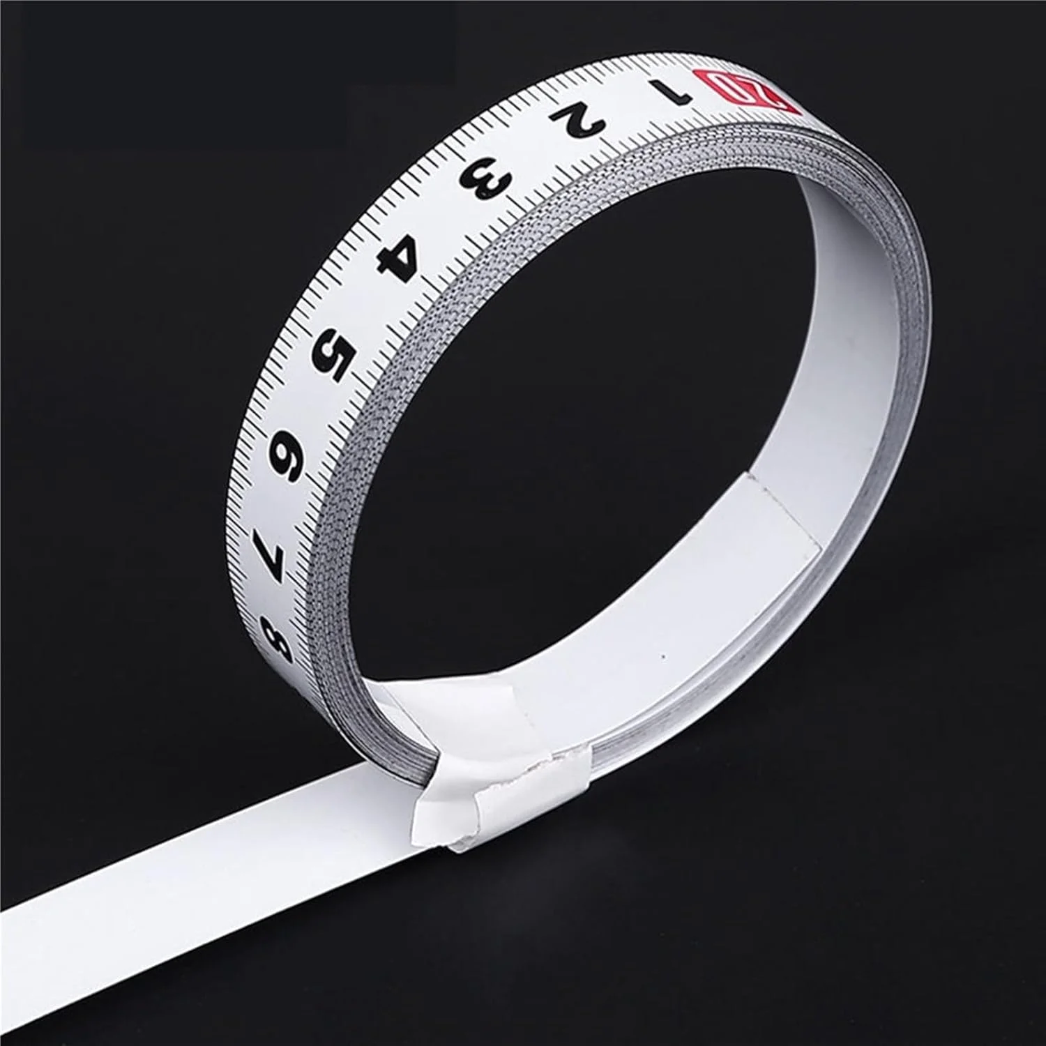 متر نواری استیل TEDNIDS با مقیاس متریک خود چسب، ضد زنگ، بادوام و مقاوم در برابر سایش (1-5 متر)