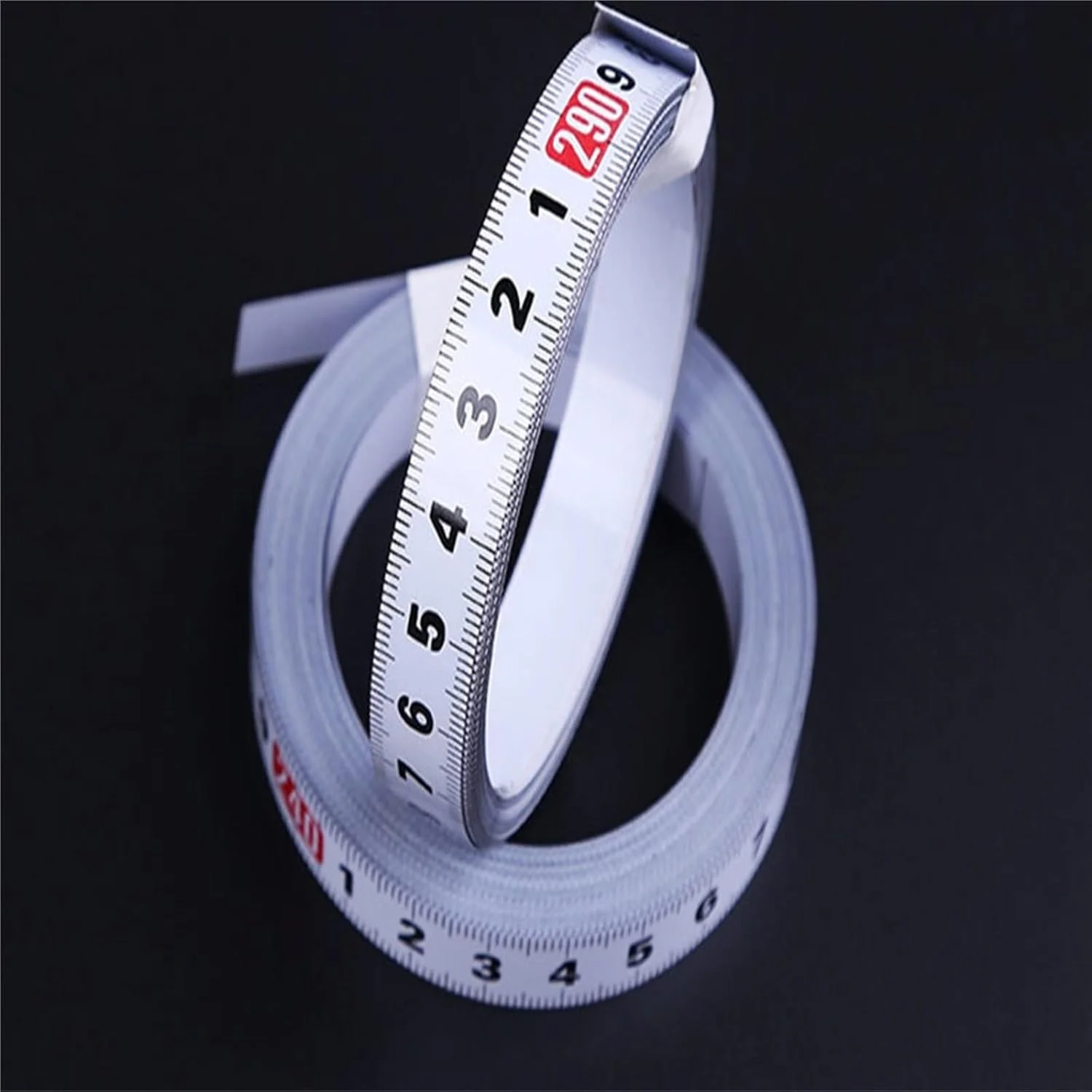 متر نواری استیل TEDNIDS با مقیاس متریک خود چسب، ضد زنگ، بادوام و مقاوم در برابر سایش (1-5 متر)