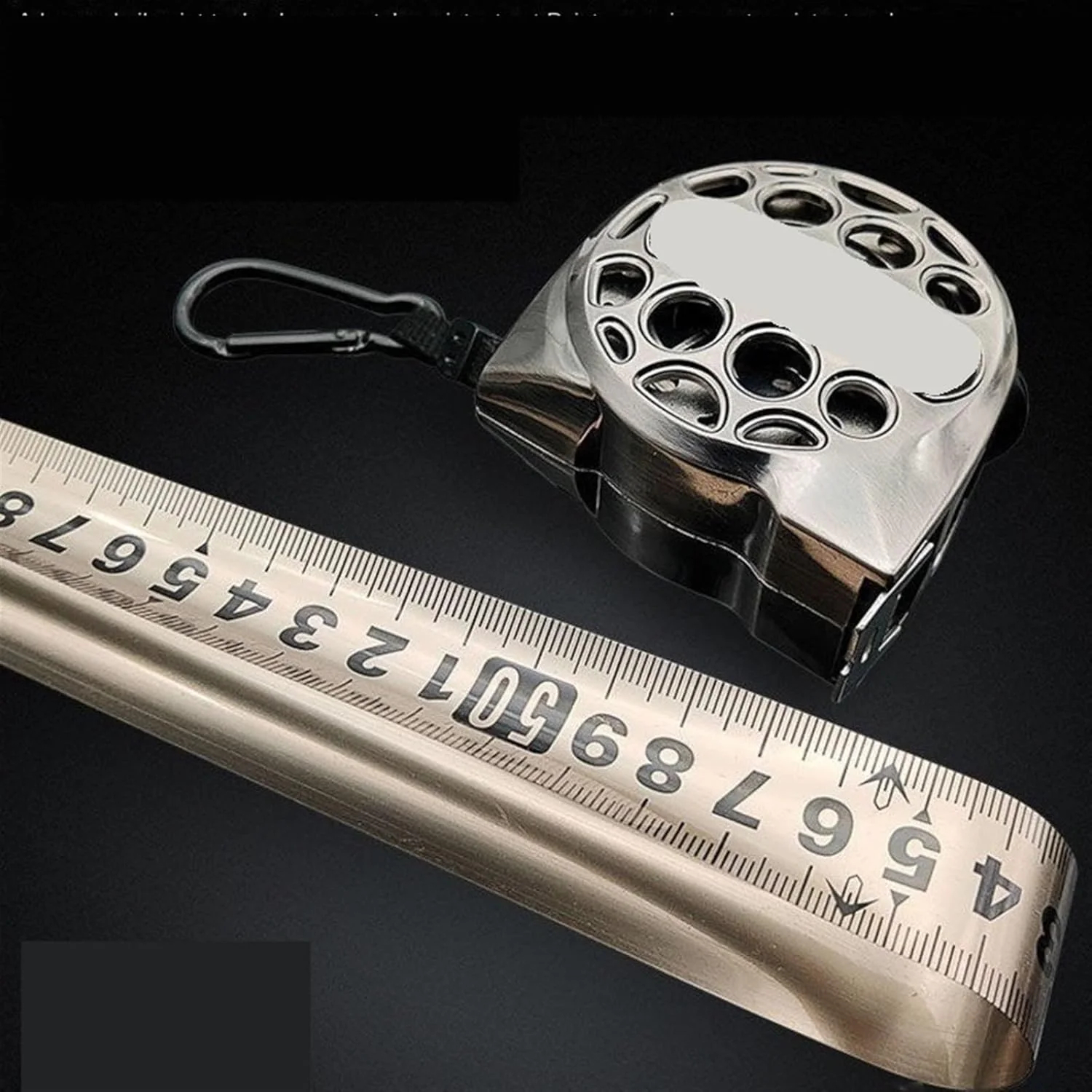 متر نواری YYVVBBF، ابزار اندازه گیری دقیق، خط کش خانگی، فولاد توخالی ضخیم ضد آب