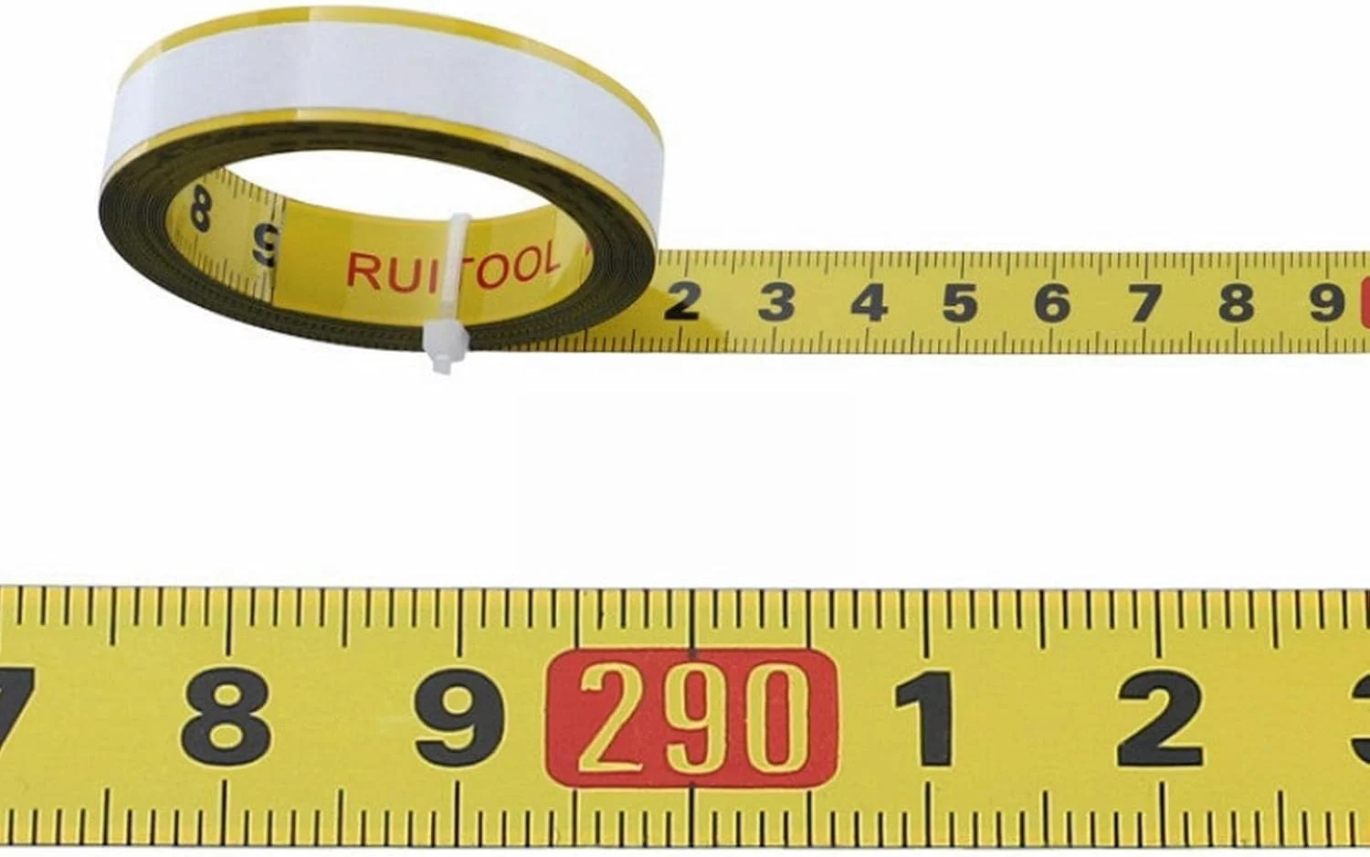 ZKSKOX متر نواری فولادی متریک، نوار اندازه گیری با چسب خودکار برای میز ابزار نجاری ZKSKOX متر نواری فولادی متریک، نوار اندازه گیری با چسب خودکار برای میز ابزار نجاری