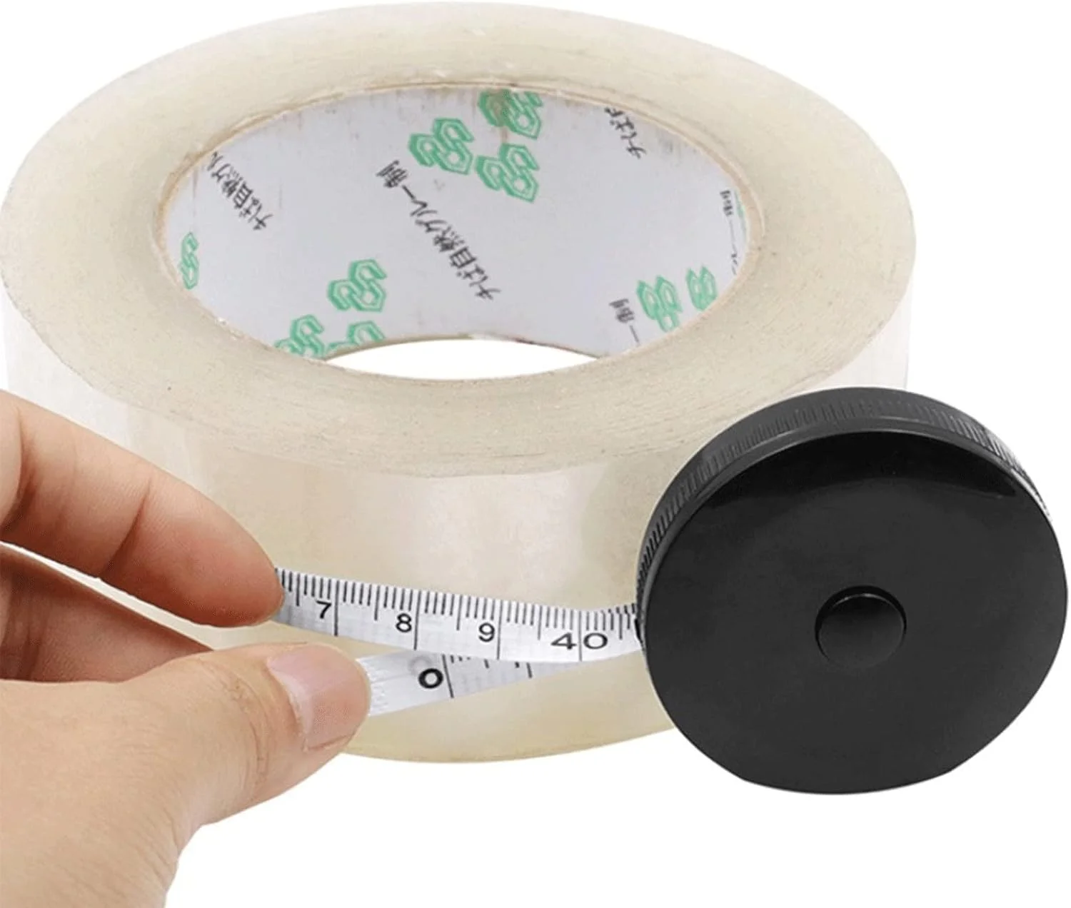 متر نواری 150 سانتی متر / 60 اینچ، خط کش اندازه گیری خیاطی، ابزار خیاطی نرم (سفید)
