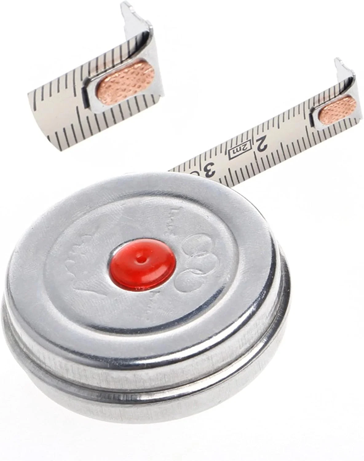 متر نواری YHUAEE، متر اندازه گیری 200 سانتی متری، مینی، مناسب دفتر کار، استیل ضد زنگ، مناسب نجاری، جمع شونده، متریک، ابزار تست رولت