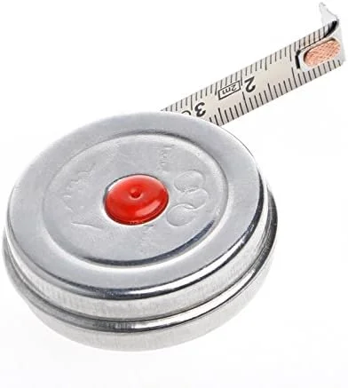 متر نواری YHUAEE، متر اندازه گیری 200 سانتی متری، مینی، مناسب دفتر کار، استیل ضد زنگ، مناسب نجاری، جمع شونده، متریک، ابزار تست رولت