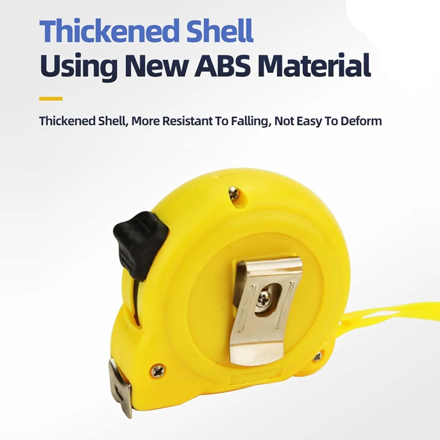 نوار اندازه گیری UGFVGYTG، متر نواری فولادی، ابزار اندازه گیری فاصله، متر فلزی