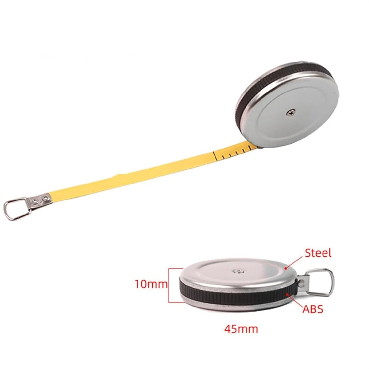 متر نواری TEDNIDS ابزار اندازه گیری متر جمع شونده خط کش متریک ابزار اندازه گیری ساخت و ساز