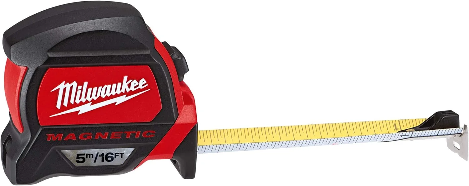 متر نواری مغناطیسی ممتاز میلواکی 5 متر/16 فوت (عرض 27 میلی متر)