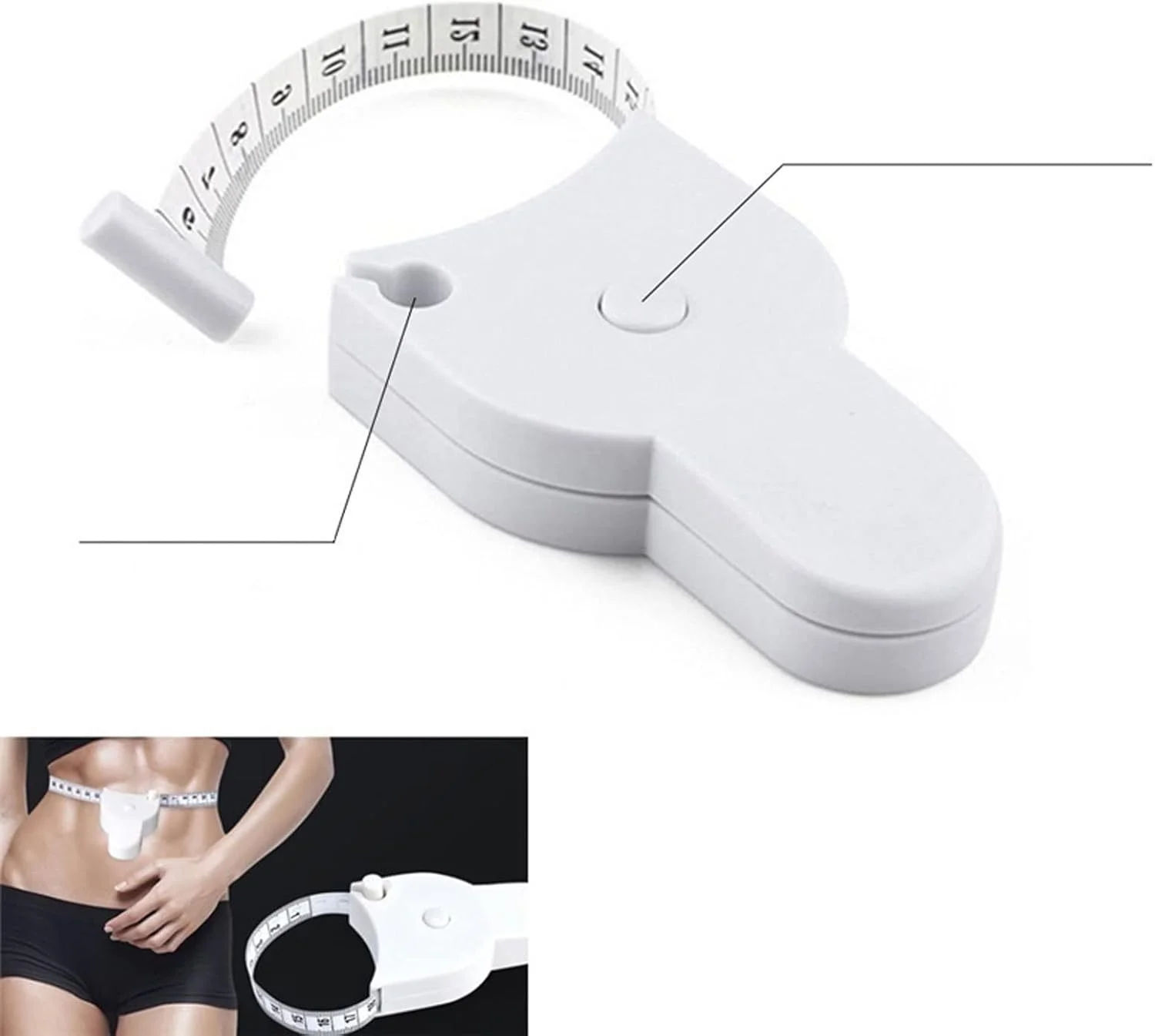 TEDNIDS Tape measure جسم تسخين ذاتي قياس حاكم الشريط خياطة خياطة خياطة القياس مقاس الحاكم