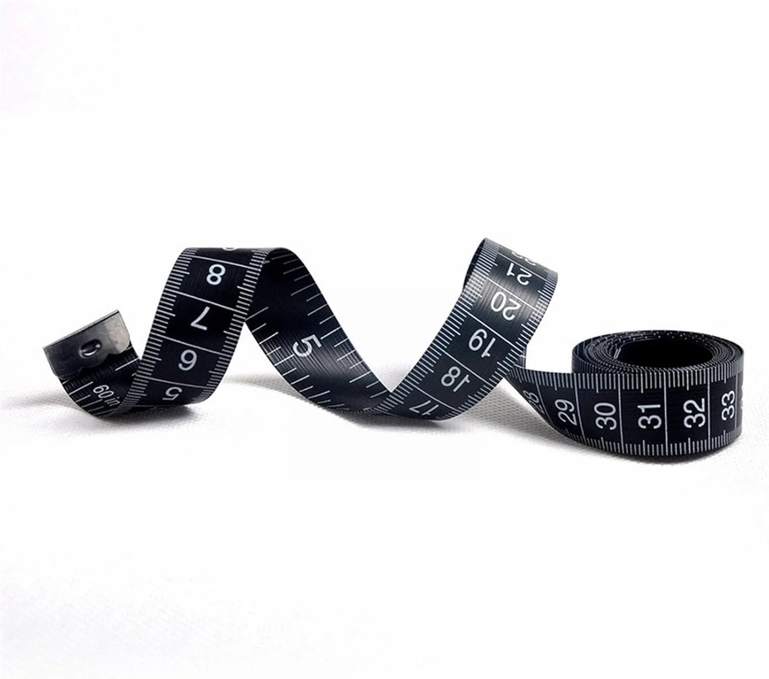 Tape measure شريط محمول أسود قياس الجسم قياس المسطرة خياطة خياطة مصغرة الناع Tape measure شريط محمول أسود قياس الجسم قياس المسطرة خياطة خياطة مصغرة الناع