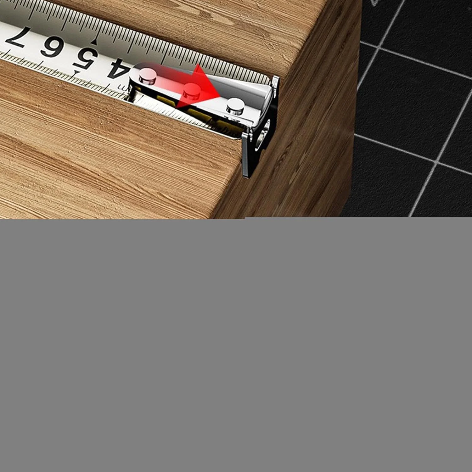 متر نواری استیل، طراحی توخالی با قفل فوری - ابزار اندازه گیری دستی ضد سقوط برای مسیرهای کشاورزی، مهندسی صنعتی، نجاری و فضای باز