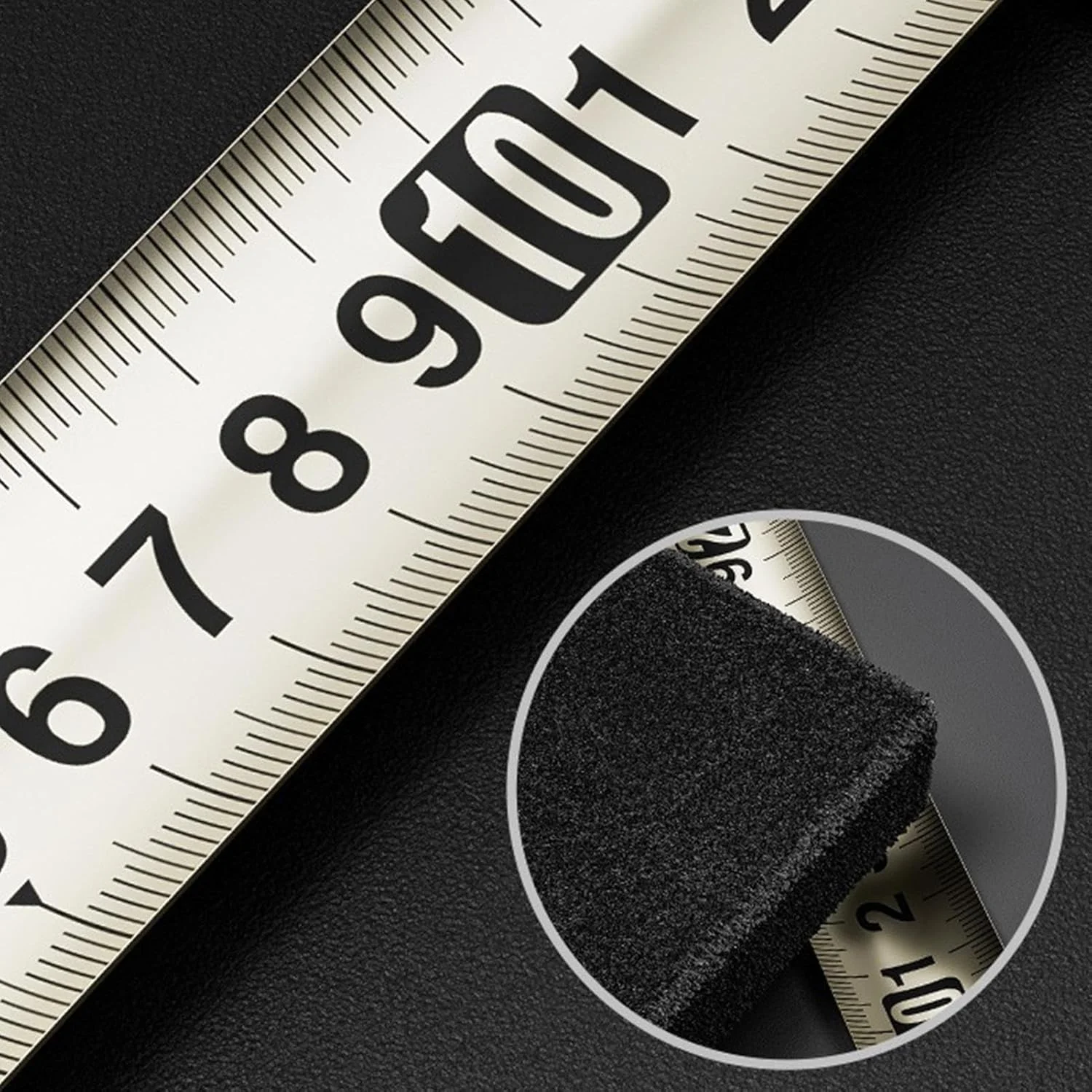 متر نواری استیل - متر اندازه گیری با طراحی توخالی و قفل فوری، خط کش خانگی ضد سقوط، ابزار اندازه گیری دستی برای ساخت و ساز، صنعت و نجاری