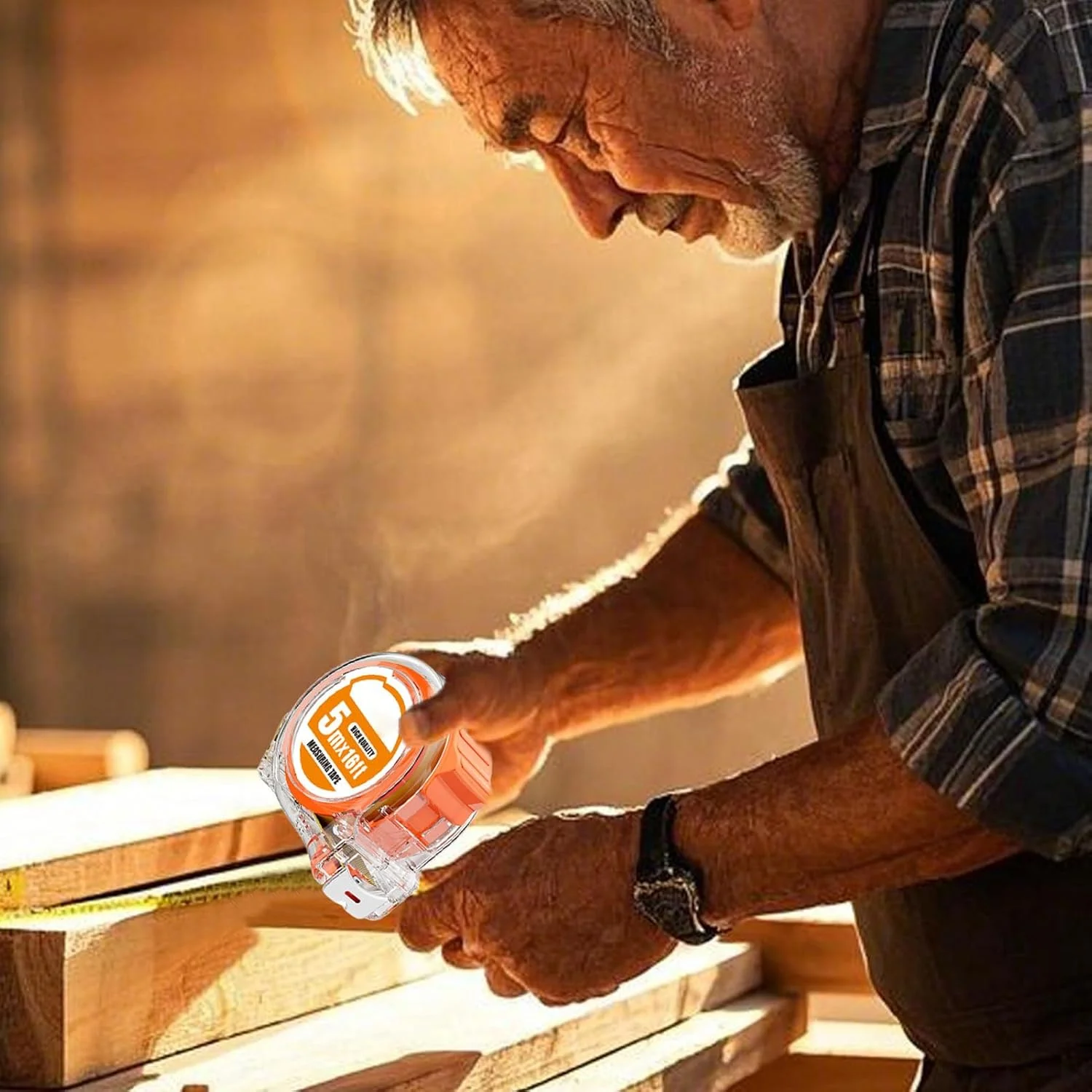 متر نواری متریک، 5 متری | خوانا، اندازه گیری خطی، مناسب برای مهندسان، نجاران و نقشه برداران