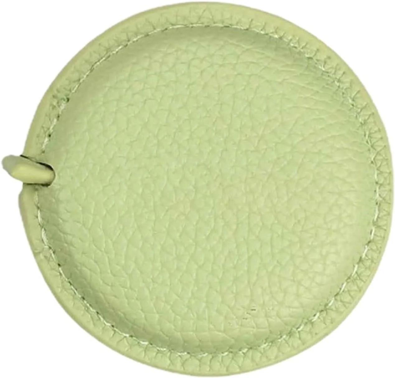 متر خیاطی جمع شونده VFNRESW با روکش چرمی، دو طرفه و انعطاف پذیر مناسب اندازه گیری پارچه و بدن (آبی تیره)