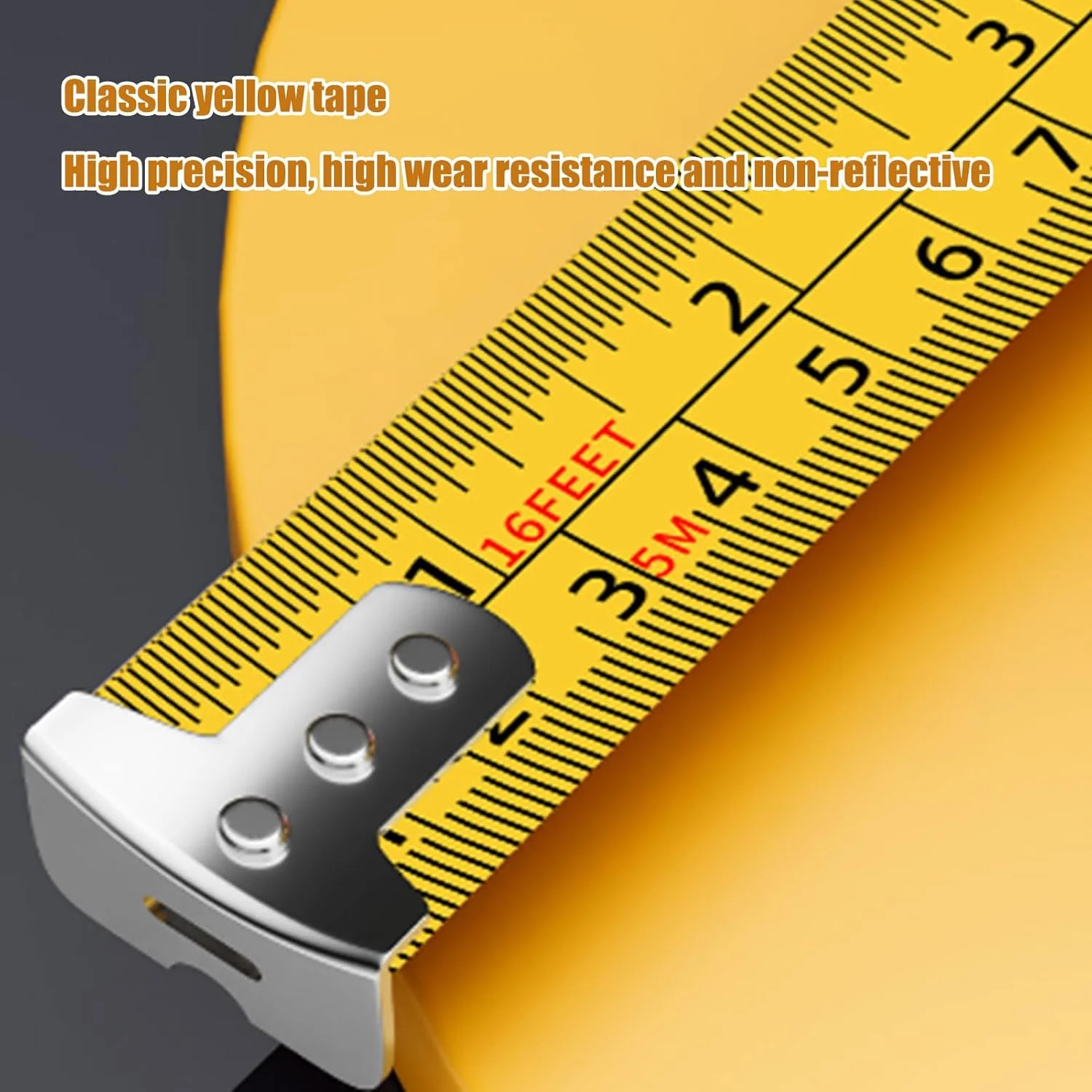متر نواری متریک، 5 متری | خوانا، اندازه گیری خطی، مناسب برای مهندسان، نجاران و نقشه برداران