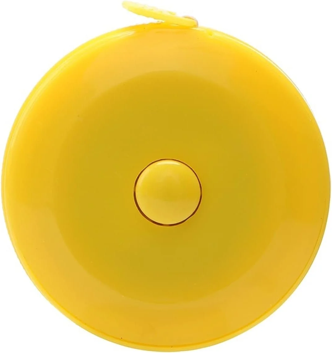 متر نواری YHUAEE، 2 عدد، 1.5 متری، متر نواری قابل حمل کوچک جمع شونده، ابزار اندازه گیری پلاستیکی