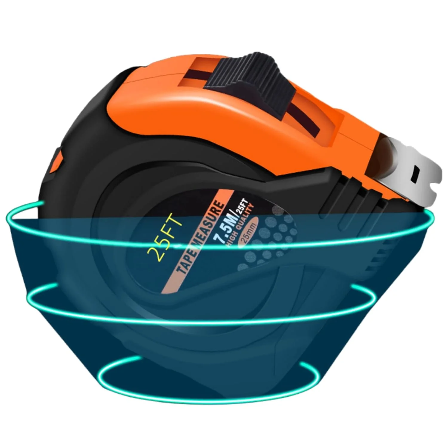 متر نواری 7.5 متری، متر نواری جمع شونده خود مرکز