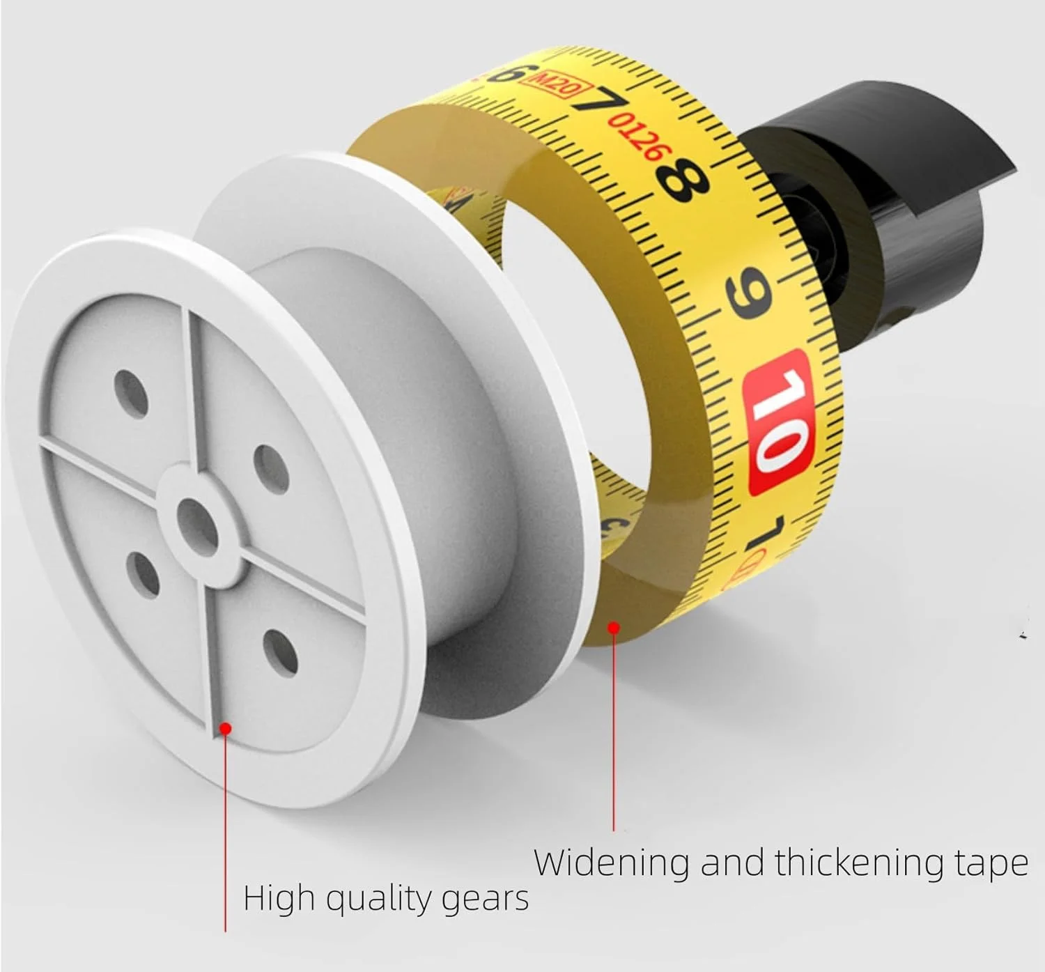 متر نواری 7.5 متری، متر نواری جمع شونده خود مرکز