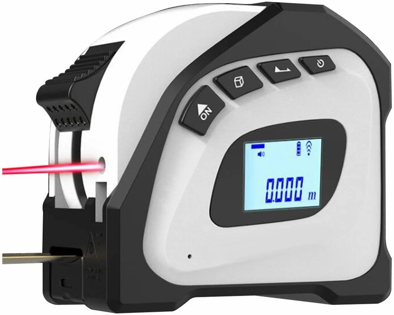 متر نواری لیزری دیجیتال جمع شونده، ابزار اندازه گیری فاصله و زاویه چند منظوره، متریک و اینچی متر نواری لیزری دیجیتال جمع شونده، ابزار اندازه گیری فاصله و زاویه چند منظوره، متریک و اینچی