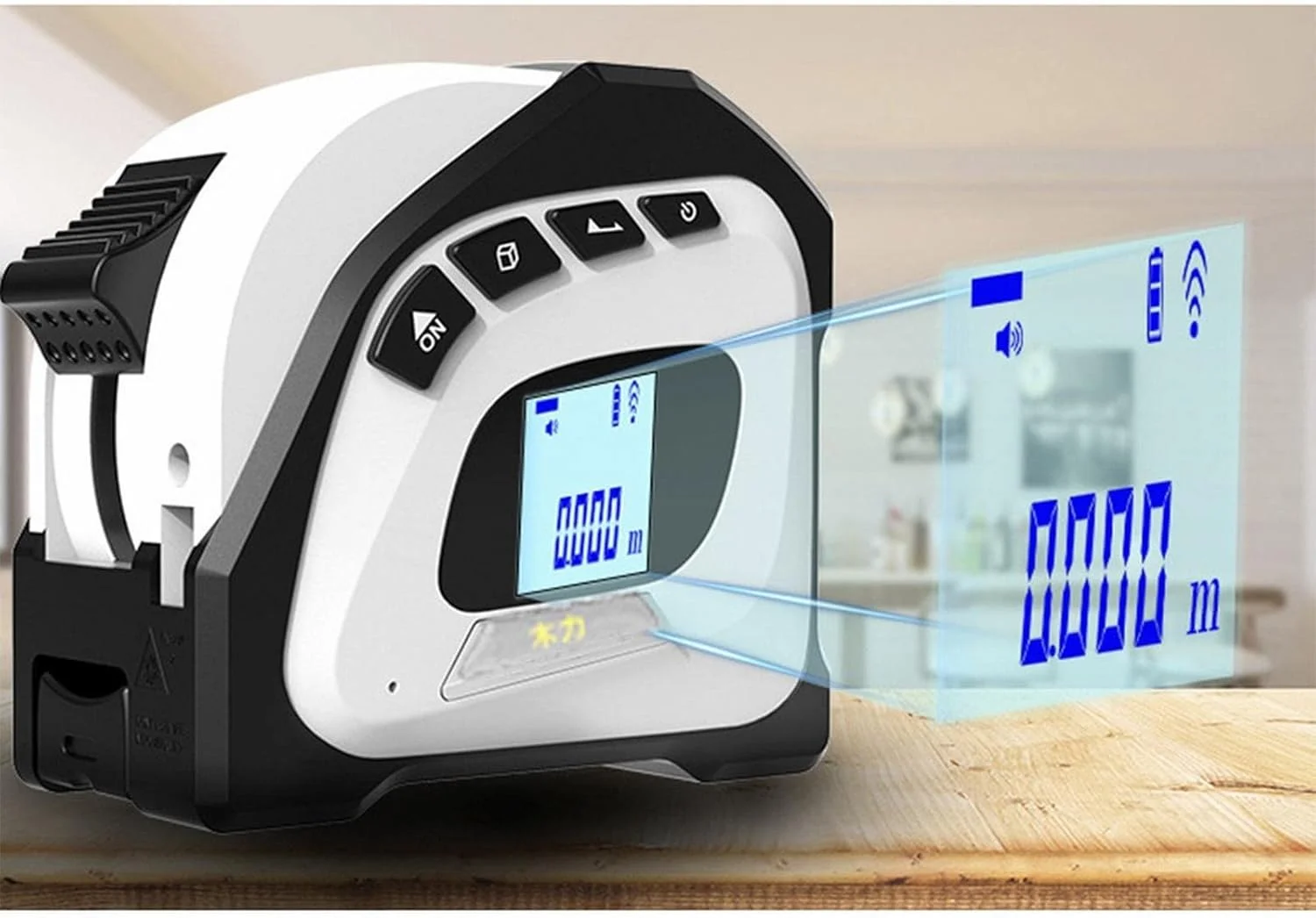 متر نواری لیزری دیجیتال جمع شونده، ابزار اندازه گیری فاصله و زاویه چند منظوره، متریک و اینچی متر نواری لیزری دیجیتال جمع شونده، ابزار اندازه گیری فاصله و زاویه چند منظوره، متریک و اینچی