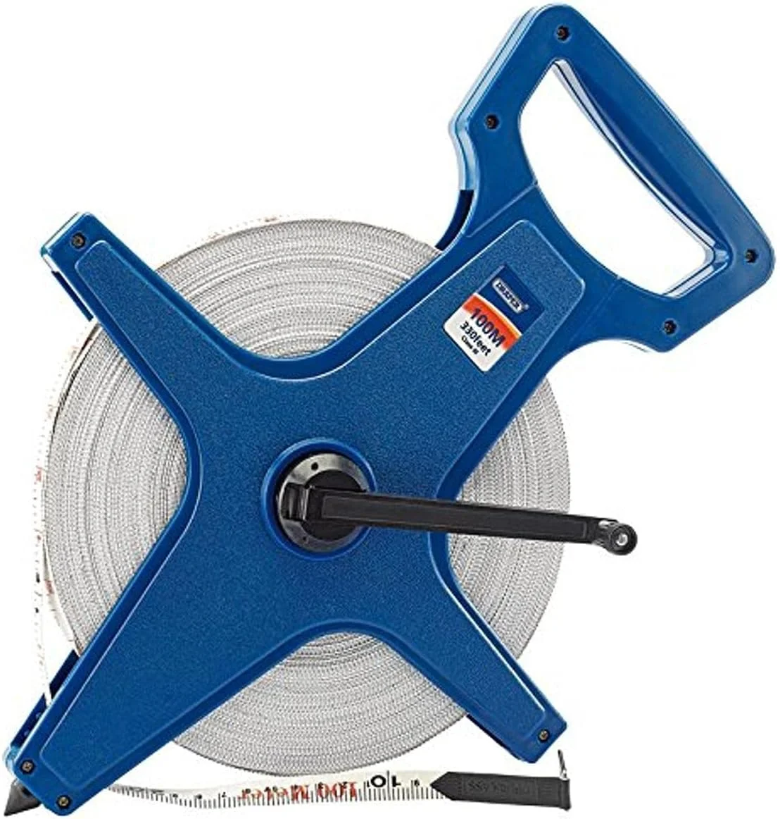 متر نواری فایبرگلاس 100 متری دراپر | متر اندازه گیری با دسته نرم و راحت متر نواری فایبرگلاس 100 متری دراپر | متر اندازه گیری با دسته نرم و راحت