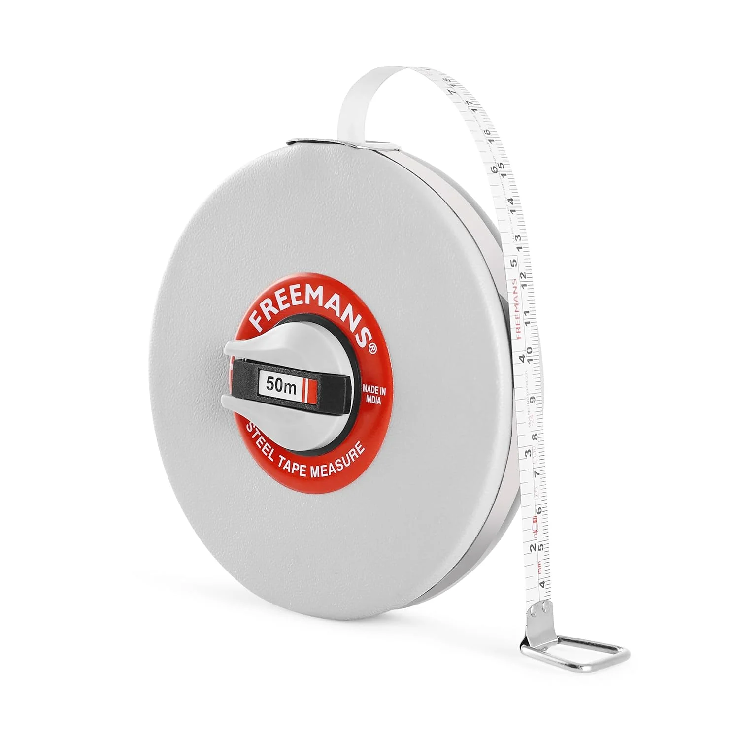 متر فلزی روکش چرمی 50 متری فریمنز با عرض 13 میلی متر