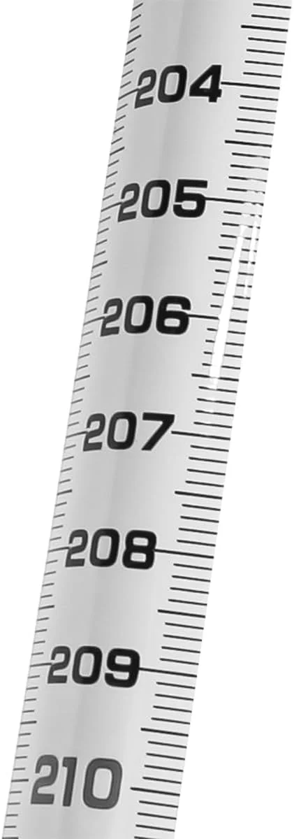 ابزار اندازه گیری قد Gorise 0-2.2 متر، نصب دیواری، مناسب برای بزرگسالان و جوانان در کلینیک و خانواده (سفید)