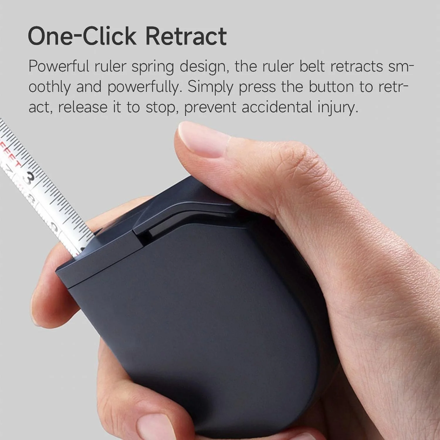 متر نواری، ابزار دقیق اندازه گیری برای ساخت و ساز با قفل خودکار