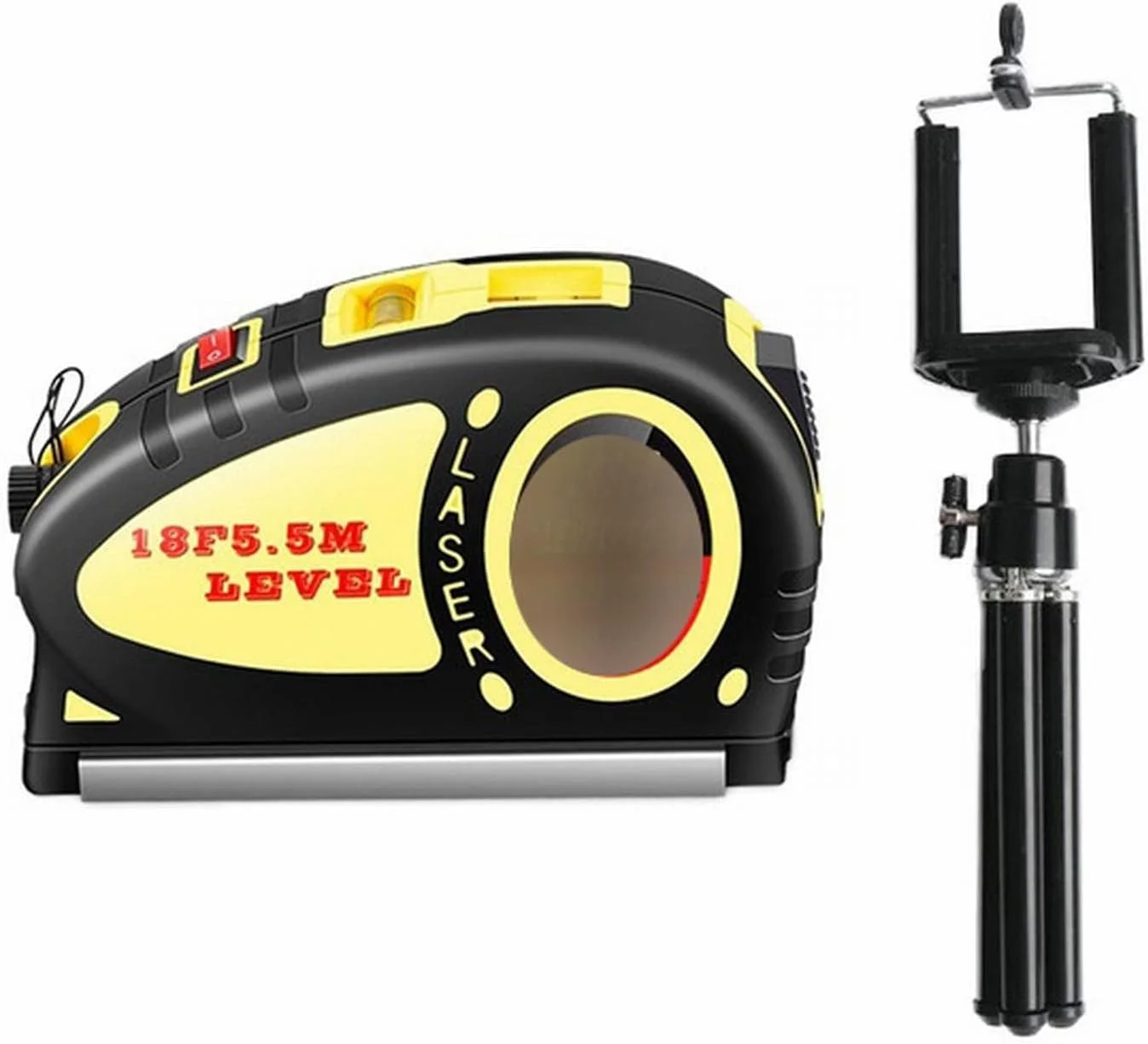 متر نواری، خط لیزری مادون قرمز، چند منظوره، افقی، عمودی، نوار اندازه گیری، ابزار اندازه گیری تشخیصی