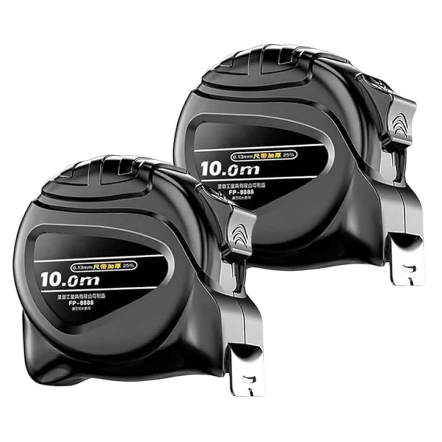 متر نواری، متر جمع شونده ضد آب - خط کش اندازه گیری دو طرفه قابل حمل فلورسنت ابزار نجاری برای ساخت و ساز روزانه کشاورزی