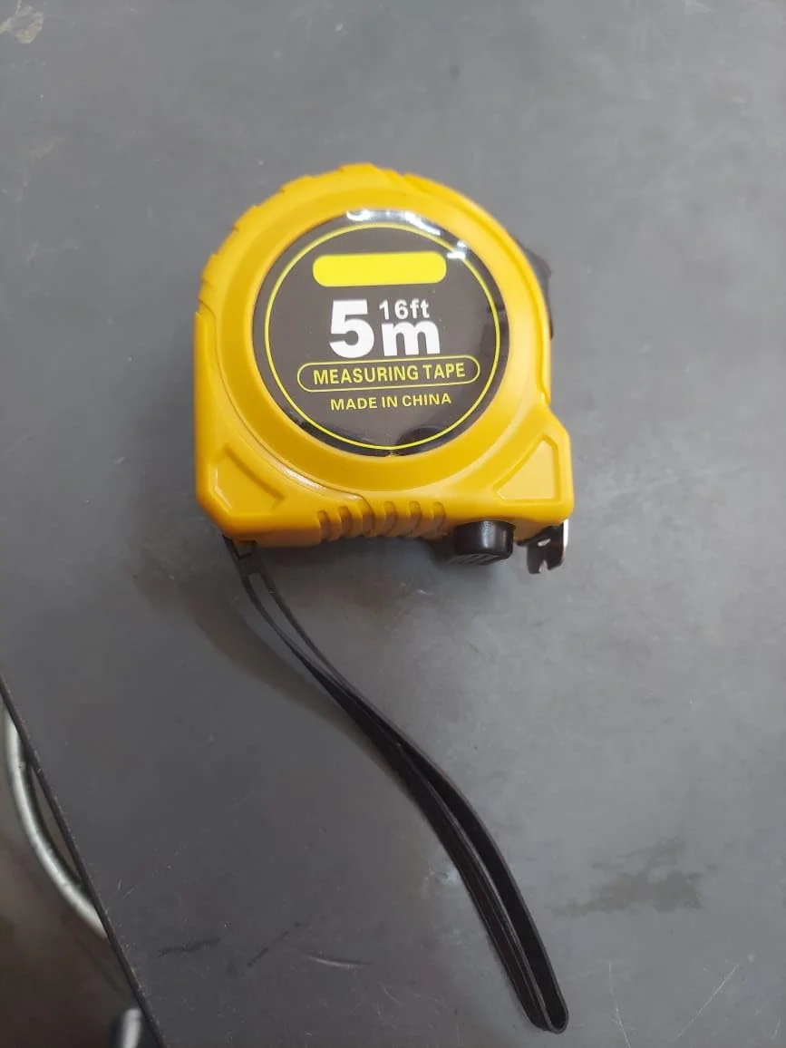 متر نواری 5 متری خود قفل شونده برای ساخت و ساز، نجاری و برق کارها