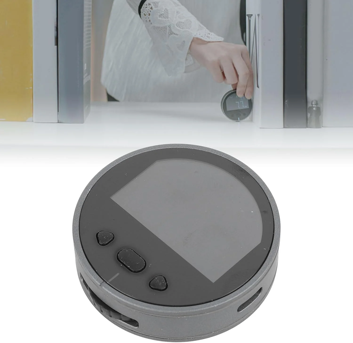 متر نواری الکترونیکی، ساخته شده از آلیاژ آلومینیوم، خط کش دیجیتال دقیق و قابل شارژ هوشمند برای اندازه گیری سطوح صاف، منحنی و قطر (دارای باتری داخلی) متر نواری الکترونیکی، ساخته شده از آلیاژ آلومینیوم، خط کش دیجیتال دقیق و قابل شارژ هوشمند برای اندازه گیری سطوح صاف، منحنی و قطر (دارای باتری داخلی)