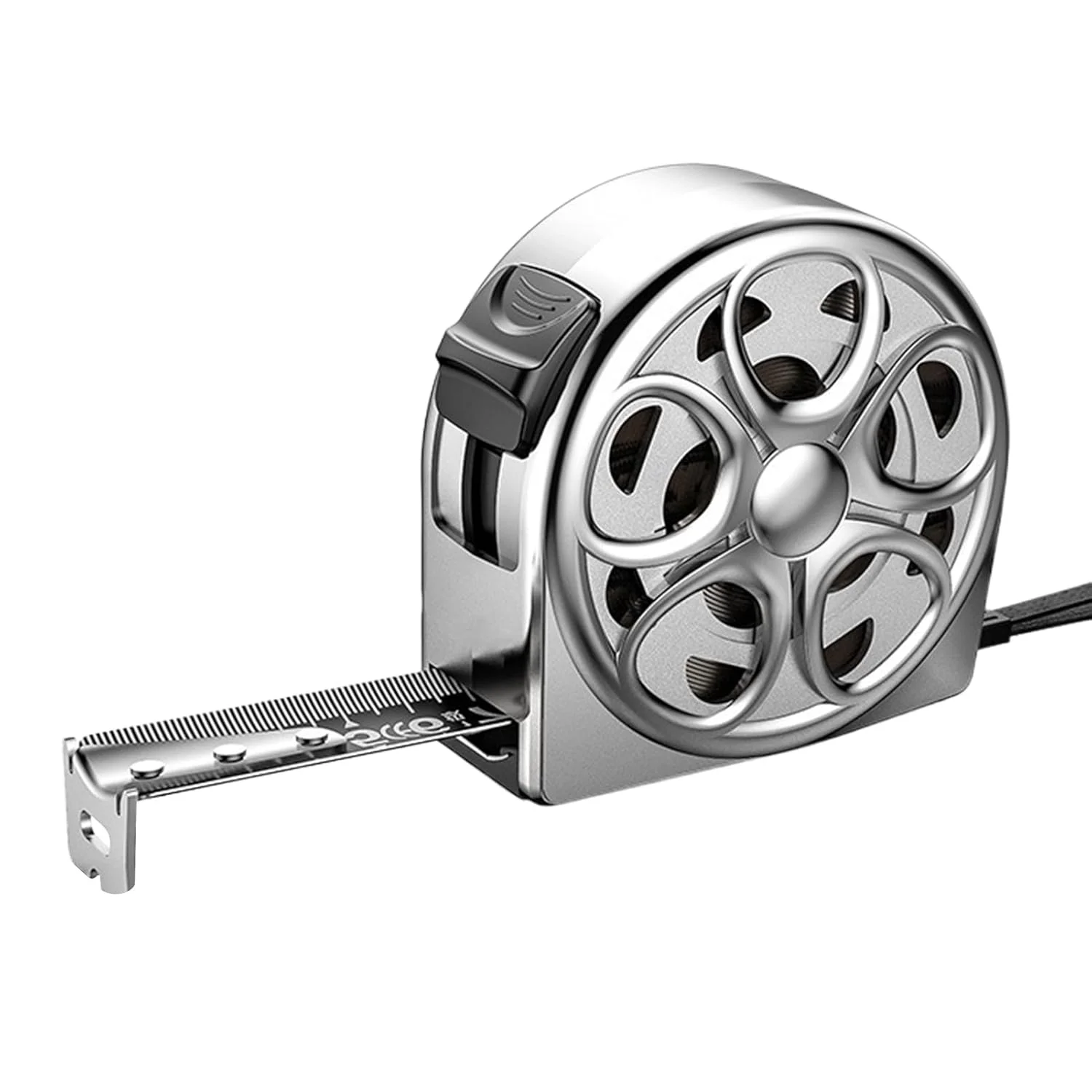 متر نواری استیل ضد زنگ، متر اندازه گیری استیل ضد آب جمع شونده | لوازم جانبی خط کش خانگی ضد سقوط با خوانایی آسان برای مهندسی صنعتی فضای باز، کشاورزی و نجاری