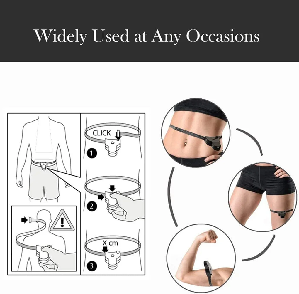 متر نواری اندازه گیری بدن 150 سانتی متری، متر اندازه گیری بدن، دارای پین قفل و جمع شونده دکمه ای (سیاه + سفید)