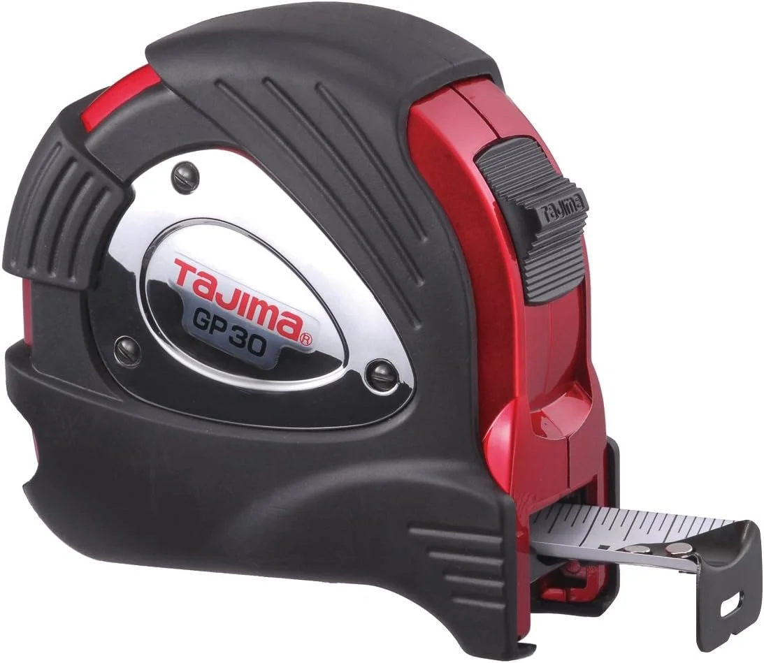 متر نواری TAJIMA - متر اندازه گیری 9 متری G-Plus با بدنه محافظت شده و تیغه با روکش اکریلیک - GP-30BW متر نواری TAJIMA - متر اندازه گیری 9 متری G-Plus با بدنه محافظت شده و تیغه با روکش اکریلیک - GP-30BW