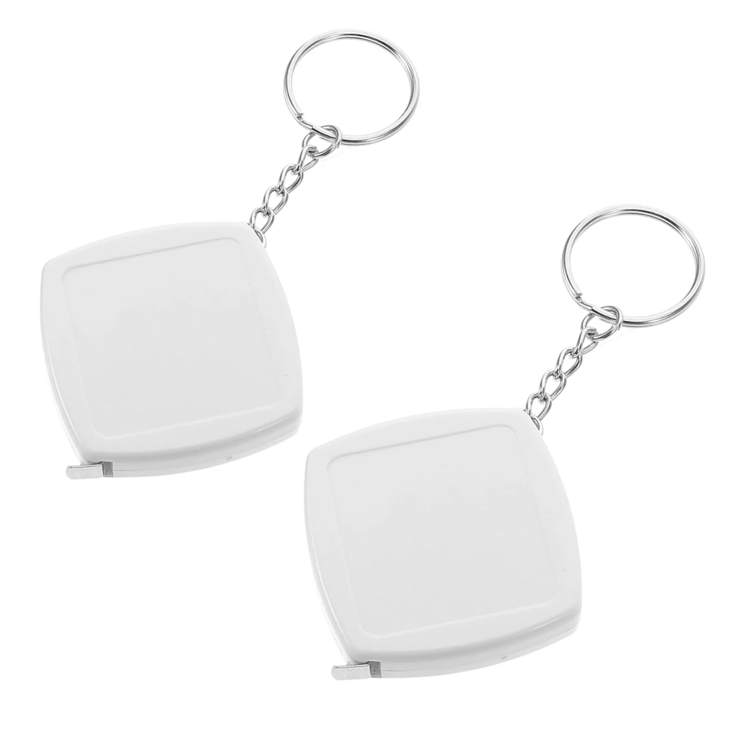 STOBOK 2 عدد متر نواری کوچک قابل حمل، متر اندازه گیری، جاکلیدی، اندازه گیری تاشو کوچک، خیاطی، درز، سفید، ABS STOBOK 2 عدد متر نواری کوچک قابل حمل، متر اندازه گیری، جاکلیدی، اندازه گیری تاشو کوچک، خیاطی، درز، سفید، ABS